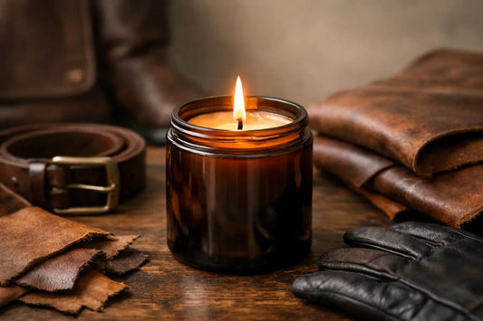 Candles That Smell Like Leather - 76008 Candle Co.