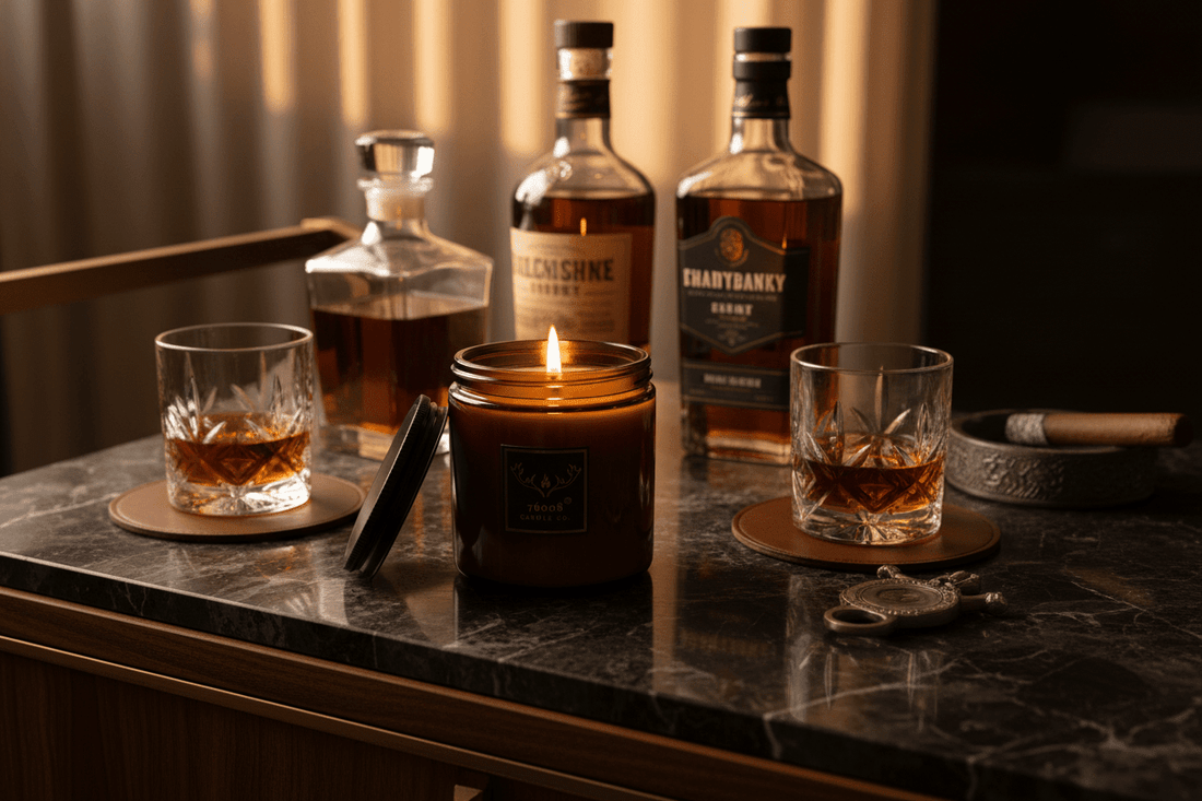 Cozy Western Living: Style Your Home with Leather + Vanilla Wood-Wick Candles - 76008 Candle Co.