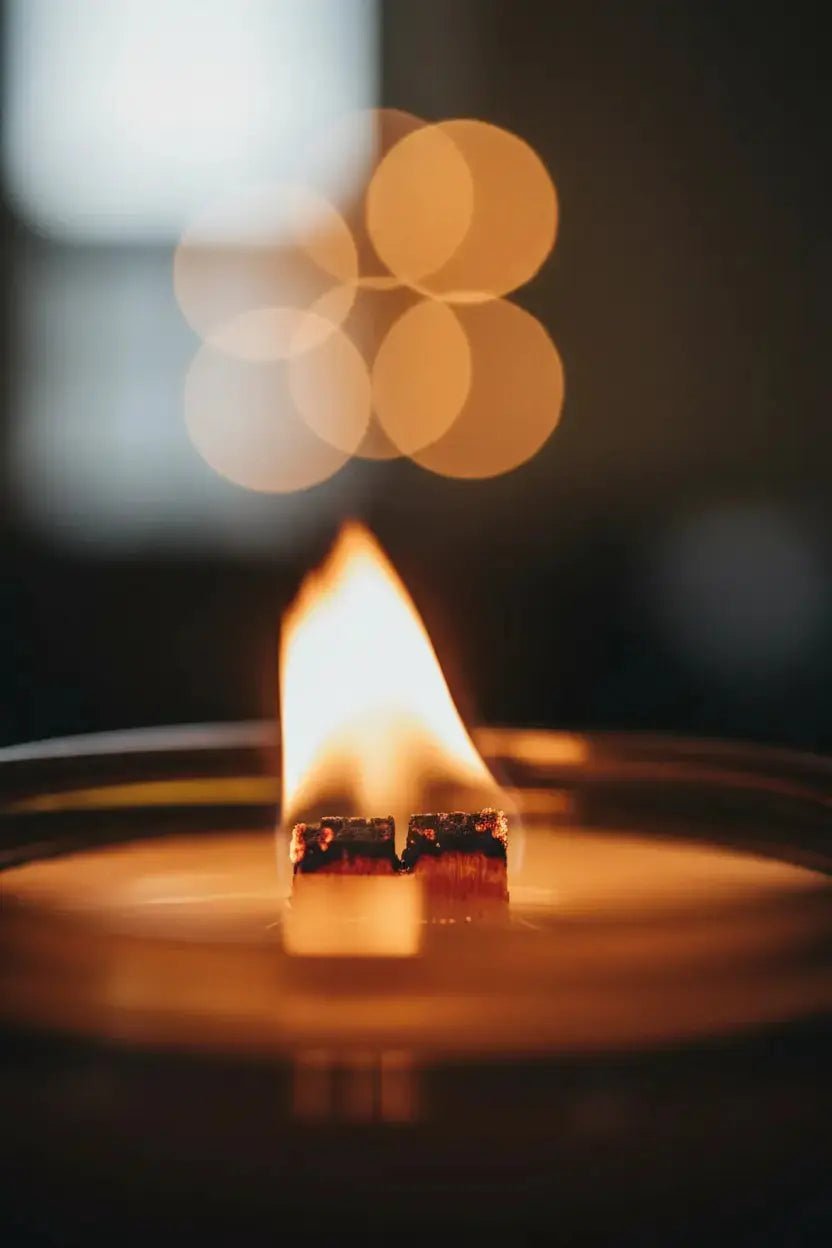 Leather, Fire, and Quiet Moments: The Wood Wick Difference - 76008 Candle Co.