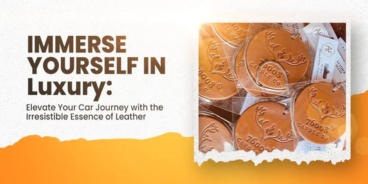 The Power of Scent: Enhancing Your Car Journey with Leather-Scented Car Freshener - 76008 Candle Co.
