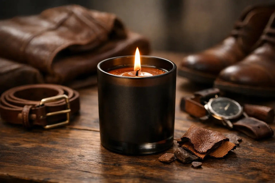 Why Leather Scented Candles Stand Out - 76008 Candle Co.