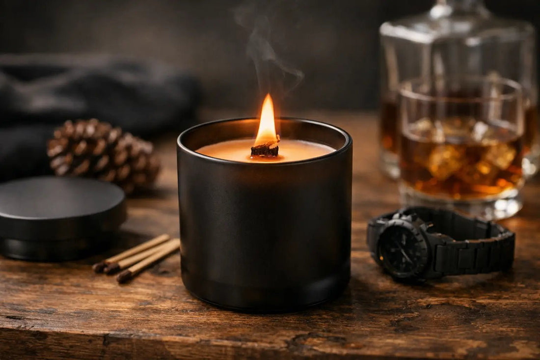 Why Wood Wick Candles for Men Work - 76008 Candle Co.
