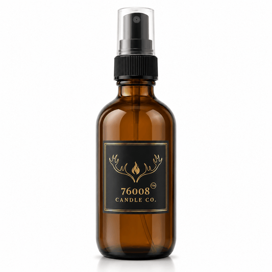 Leather Scented Air Spray – 4 oz | Room & Car Freshener - 76008 Candle Co.
