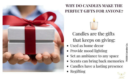 Sweet Grace Scented Candle | Aromatherapy Wood Wick Candles for Home | Handcrafted Long - Lasting Soy Wax Candles | Housewarming Gifts for Women - 76008 Candle Co.